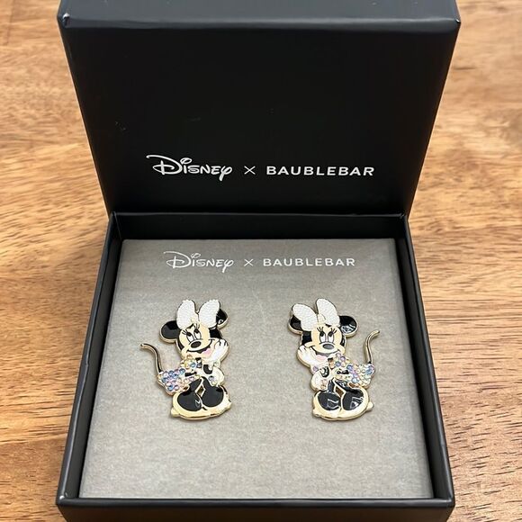 Disney Baublebar Minnie Mouse earrings. New - Picture 1 of 2